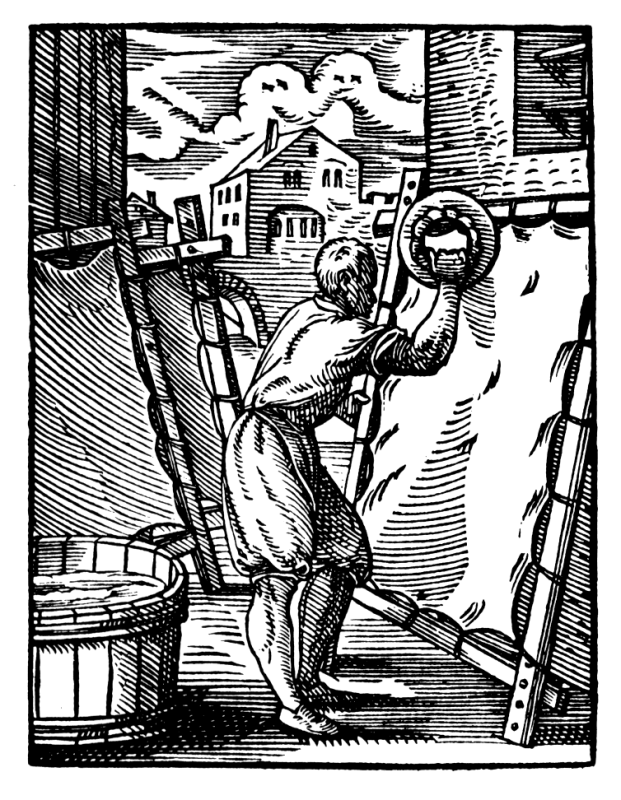 Parchment Making, Das Ständebuch, 1568