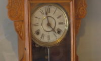 Photo of Oak Clock from early 1900s.